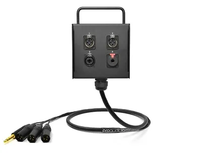 4-Ch Studio Wall Box | Mogami 2931 & Neutrik Gold Connectors | Standard | 5 Ft • £193.64