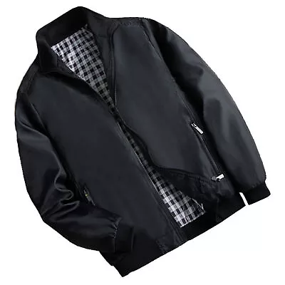 Men Coat Pockets Cardigan Windproof Men Jacket Waterproof • $30.98