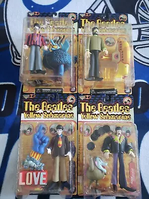 The Beatles Yellow Submarine Set Of 4 Action Figures 1999 McFarlane Toys Vintage • $179.99