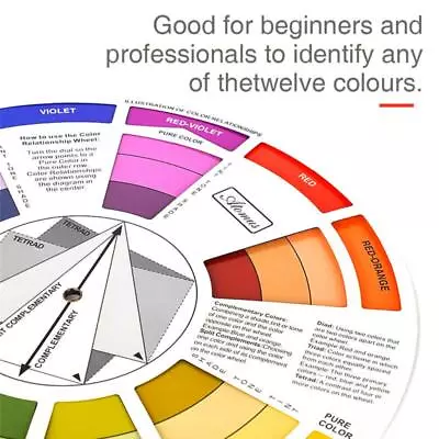 Color Mixing Paint Wheel Chart For Kids Art Painting 235mm • £7.07