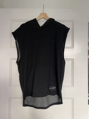 $5.50 • Buy Adidas Men’s Medium Sleeveless Performance Fit Hoodie Sweatshirt - Gray