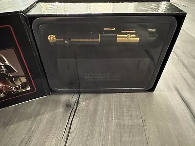 Master Replicas Star Wars GOLD Darth Vader .45 Lightsaber SW-316 ROTS SEALED • $150