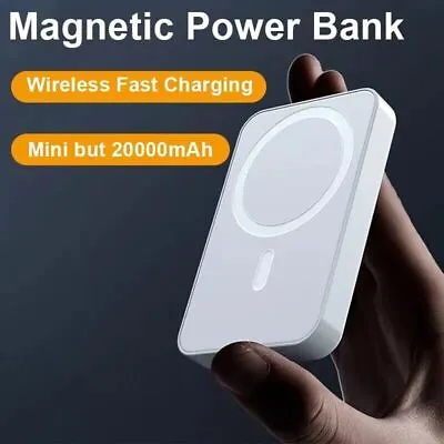 20000mAh Mini Wireless Fast Charger Battery Magnetic Power Bank For IPhone • $13.99