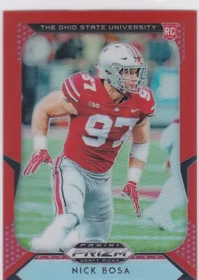 NICK BOSA ROOKIE CARD 2019 San Francisco 49ers RARE ORANGE PRIZMS $$ VARIATION! • $0.99