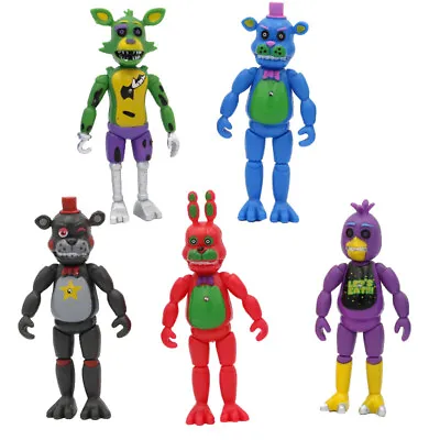 $30.99 • Buy Five Nights At Freddy's Video Game FNAF Action 5Pcs Figures Toys Bonnie Foxy