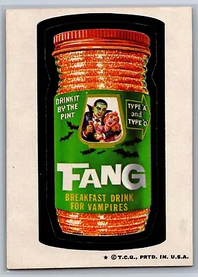 FANG 1973 TOPPS 4th Series WACKY PACKAGES STICKER VGEX NO CREASES • $3.99