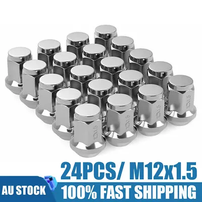 24 X M12x1.5 Wheel Nuts For HOLDEN Commodore VT VX VY VZ Lug Nuts Chrome NEW • $29.99