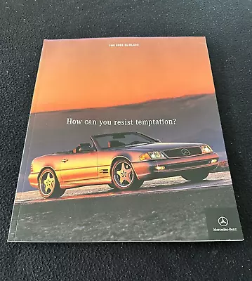 2002 Mercedes LAST SL-class Sales Brochure R129 500 600 SL500 SL600 US Catalog • $249.98