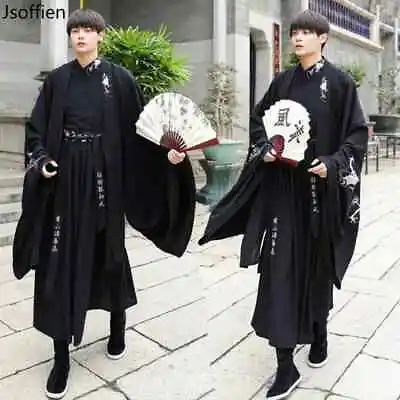 Women Traditional Hanfu Dress Man Chinese Ancient Swordsman  Kimono Tang Suit • $92.70