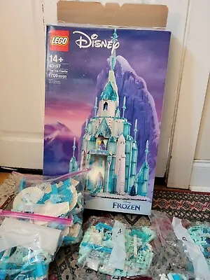 $130 • Buy LEGO Disney Frozen The Ice Castle (43197) As Is PLEASE READ! Minifig Missing