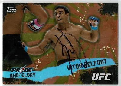 Vitor Belfort Signed Autographed Card! Authentic! 12823 • $19.99