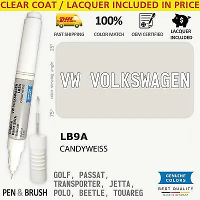 LB9A Touch Up Paint For VW Volkswagen Silver GOLF PASSAT TRANSPORTER JETTA POLO  • $14.99