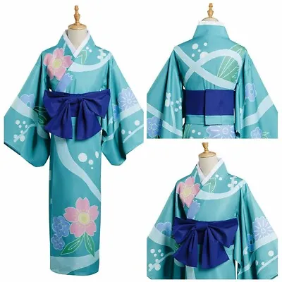 $41.88 • Buy Demon Slayer Hashibira Inosuke Cosplay Costume Kimono Dress Outfits Halloween