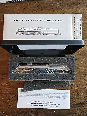 Model Power N Scale Metal 4-6-2 Semi-Streamliner 7421 SF SANTA FE • $50