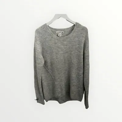 H&M Logg Supersoft Light Grey Jumper Size M - Really Generous Sizing • £7.99