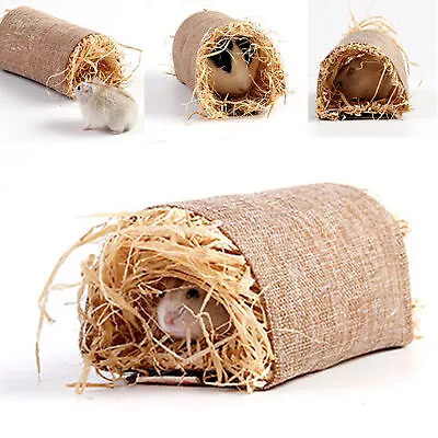 Rabbit Tunnel Toy Comfortable Soothing Anxiety Bunny Guinea Pig Chinchilla • $7.49