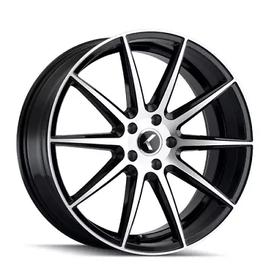 17x8 Kraze Cosmos Black/Machined Wheel 5x4.5 (38mm) • $174.25