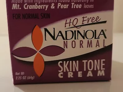 HQ Free Nadinola Skin Tone Cream  MADE W/ Mt. Cranberry & Pear Tree Leaves  • $7