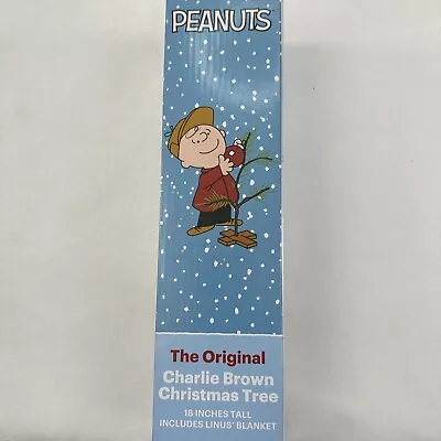 Original Charlie Brown Christmas Tree Musical 24  Tall With Linus Blanket  • $17.99