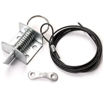 Garage Door Top LOCK LATCH CABLE Spare Parts Universal Canopy Doors Repair Kit • £12.90