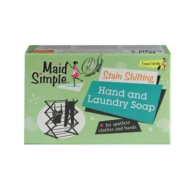 Maid Simple Hand Laundry Household Soap Bar Stain Shifting Remover Travel Handy • £7.09