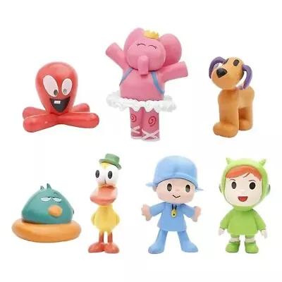 Pocoyo 7pcs Figure Set  Pocoyo Elly Pato Loula Nina Sleepy Bird Fred • $16.99