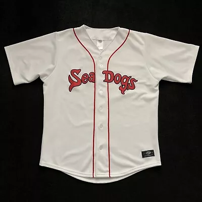 Portland Sea Dogs Home Blank Jersey MILB Minor League Baseball Sewn Size XL • $89.99