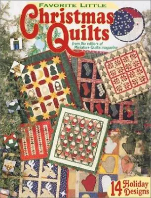 Favorite Little Christmas Quilts - 1885588380 Miniature-quilts-magaz Paperback • $6.81