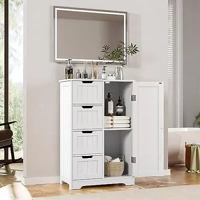 Bathroom Storage Cabinet Small Kitchen Pantry Storage Cabinet With Drawers  • $126.26