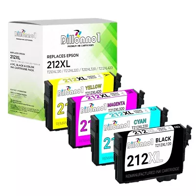 212XL 212 XL Reman Epson Ink Cartridges T212XL120 T212XL220 T212XL320 T212XL420 • $13.45
