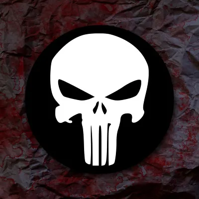 Punisher Logo Sticker Decal Marvel Movie Netflix Skull Comic Book Sticker • $2.50