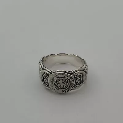 David Yurman Sterling Silver Shipwreck Coin Marine Boat Ring 925 Size 9 • $165