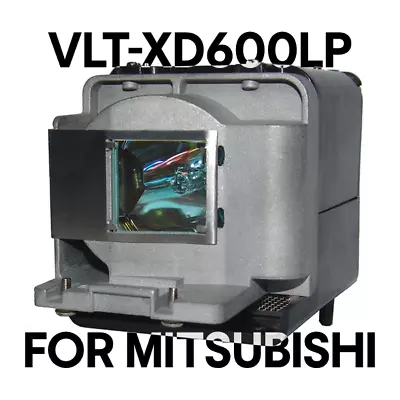 Replacement Lamp & Housing For Mitsubishi Projectors VLT-XD600LP • $44.99