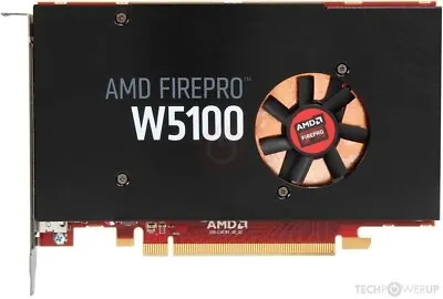 AMD FirePro W5100 4GB GDDR5 PCIe Graphics Video Card 4x DisplayPort Dell W2C47 • $35