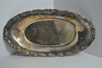 Vintage F.B. Rogers Silver Co Serving Tray Trade Mark 1883 Taunton Mass. 12 1/2  • $40