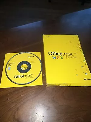 MS Microsoft Office MAC 2011 Home And Student WPX 2011 Family Pack • $31