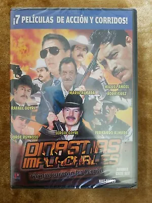 *DVD NUEVO* DINASTIAS 5 Peliculas Fernando Y Mario Almada Rafael Y Sergio Goyri • $11.01