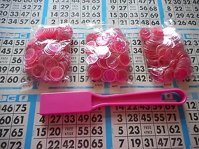 Bingo Magnetic Wand Pink 300 Magnetic Bingo Chips • $13.49