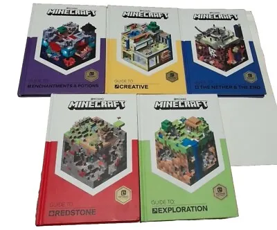 Minecraft Guides To: Collection 5 Book Set By Mojang Hardcover Del-Rey • $22.95