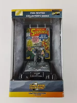 1963 Iron Man Pewter Figure Statue Comic Book Champions Limited Marvel 1998 New • $39.95