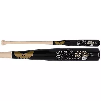 Miguel Cabrera Detroit Tigers Signed Sam Game Model Bat With Inscs - LE Of 24 • $1699.99