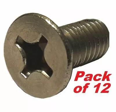Kawasaki GPz900R  Brake Master Cylinder Cover Screws - A2 Stainless - Pack Of 12 • $13.46