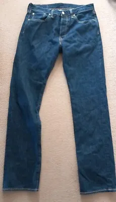 Genuine  Levi's 501   Men's Jeans  Straight   W 32/ L 34  Blue Denim • £32.99