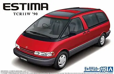 Aoshima 1/24 Scale Toyota TCR11W ESTIMA Twin Moon Roof 1990 Plastic Model 057537 • $54.79