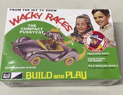 Wacky Races: Compact Pussycat Figure Snap Model Kit Penelope Pitstop 1/25 Scale • $26.47