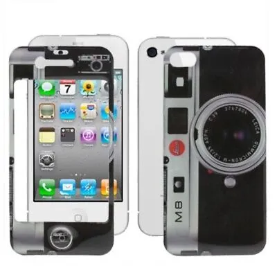 Screen Protector Sticker Design Retro Look Skin Film For Phone Apple 4 & 4s • $11.65