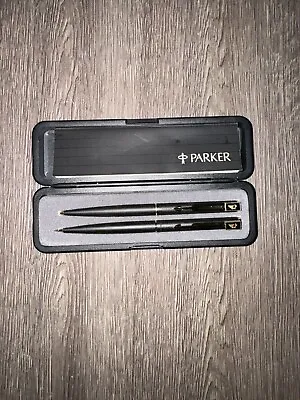 Vintage Parker Arrow Series Black Ball Pen/ Pencil Set • $16.99