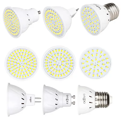 LED Bulb Spotlight 3W 5W 7W MR16 GU10 E27 110V 220V 12V 24V 2835 SMD Lamp Bright • $1.74