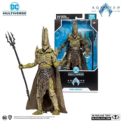 McFarlane DC Multiverse KING KORDAX  AQUAMAN AND THE LOST KINGDOM  7  Action Fig • $14.95