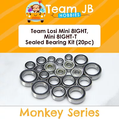 Team Losi Mini 8IGHT Mini 8IGHT-T - 20 Pcs Rubber Sealed Bearings Kit • $20.99